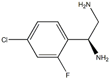 (1S)-1-(4-CHLORO-2-FLUOROPHENYL)ETHANE-1,2-DIAMINE 구조식 이미지