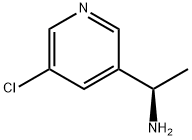 (1R)-1-(5-CHLORO(3-PYRIDYL))ETHYLAMINE 구조식 이미지