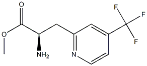 METHYL (2R)-2-AMINO-3-[4-(TRIFLUOROMETHYL)(2-PYRIDYL)]PROPANOATE Structure