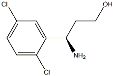 (3R)-3-AMINO-3-(2,5-DICHLOROPHENYL)PROPAN-1-OL 구조식 이미지
