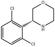 (3R)-3-(2,6-DICHLOROPHENYL)MORPHOLINE Structure