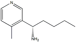 (1S)-1-(4-METHYL(3-PYRIDYL))PENTYLAMINE Structure