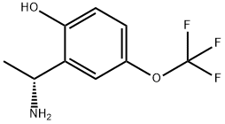 2-((1R)-1-AMINOETHYL)-4-(TRIFLUOROMETHOXY)PHENOL Structure