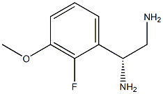 (1R)-1-(2-FLUORO-3-METHOXYPHENYL)ETHANE-1,2-DIAMINE 구조식 이미지