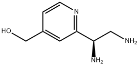 [2-((1R)-1,2-DIAMINOETHYL)-4-PYRIDYL]METHAN-1-OL Structure