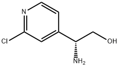 (2R)-2-AMINO-2-(2-CHLORO(4-PYRIDYL))ETHAN-1-OL Structure