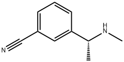 3-[(1R)-1-(METHYLAMINO)ETHYL]BENZENECARBONITRILE Structure