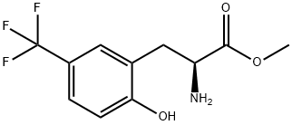 METHYL (2S)-2-AMINO-3-[2-HYDROXY-5-(TRIFLUOROMETHYL)PHENYL]PROPANOATE Structure