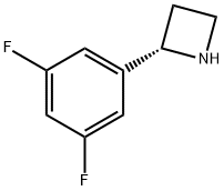 (2S)-2-(3,5-difluorophenyl)azetidine Structure