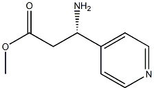 METHYL (3S)-3-AMINO-3-(4-PYRIDYL)PROPANOATE Structure