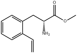 METHYL (2R)-2-AMINO-3-(2-VINYLPHENYL)PROPANOATE Structure
