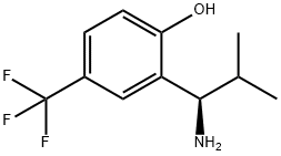 2-((1R)-1-AMINO-2-METHYLPROPYL)-4-(TRIFLUOROMETHYL)PHENOL Structure