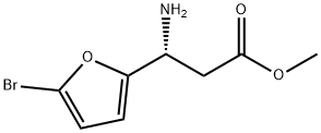 METHYL (3R)-3-AMINO-3-(5-BROMO(2-FURYL))PROPANOATE Structure