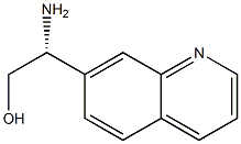 (2R)-2-AMINO-2-(7-QUINOLYL)ETHAN-1-OL Structure