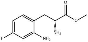 METHYL (2R)-2-AMINO-3-(2-AMINO-4-FLUOROPHENYL)PROPANOATE Structure