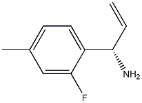 (1S)-1-(2-FLUORO-4-METHYLPHENYL)PROP-2-ENYLAMINE Structure