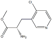 METHYL (2S)-2-AMINO-3-(4-CHLOROPYRIDIN-3-YL)PROPANOATE Structure