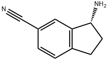 (3R)-3-AMINOINDANE-5-CARBONITRILE Structure