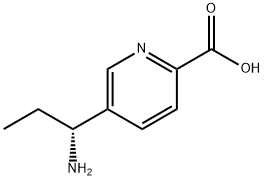 5-((1R)-1-AMINOPROPYL)PYRIDINE-2-CARBOXYLIC ACID 구조식 이미지