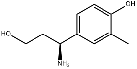 4-((1S)-1-AMINO-3-HYDROXYPROPYL)-2-METHYLPHENOL Structure