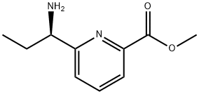 METHYL 6-((1R)-1-AMINOPROPYL)PYRIDINE-2-CARBOXYLATE Structure