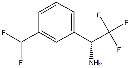 (1R)-1-[3-(DIFLUOROMETHYL)PHENYL]-2,2,2-TRIFLUOROETHYLAMINE Structure