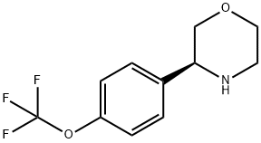 [4-((3S)MORPHOLIN-3-YL)PHENOXY]TRIFLUOROMETHANE 구조식 이미지