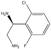 (1S)-1-(2-CHLORO-6-FLUOROPHENYL)ETHANE-1,2-DIAMINE Structure