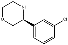 (3S)-3-(3-CHLOROPHENYL)MORPHOLINE Structure