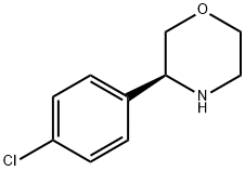 (3S)-3-(4-CHLOROPHENYL)MORPHOLINE 구조식 이미지