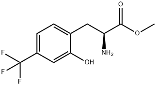 METHYL (2S)-2-AMINO-3-[2-HYDROXY-4-(TRIFLUOROMETHYL)PHENYL]PROPANOATE Structure