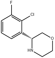 (3R)-3-(2-CHLORO-3-FLUOROPHENYL)MORPHOLINE Structure