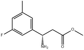 METHYL (3S)-3-AMINO-3-(3-FLUORO-5-METHYLPHENYL)PROPANOATE Structure