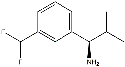 (1R)-1-[3-(DIFLUOROMETHYL)PHENYL]-2-METHYLPROPYLAMINE Structure