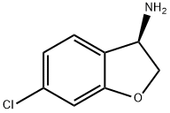 (3R)-6-CHLORO-2,3-DIHYDROBENZO[B]FURAN-3-YLAMINE 구조식 이미지