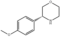 1-((3R)MORPHOLIN-3-YL)-4-METHOXYBENZENE Structure