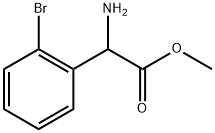 methyl 2-amino-2-(2-bromophenyl)acetate 구조식 이미지