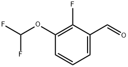 Benzaldehyde, 3-(difluoromethoxy)-2-fluoro- Structure