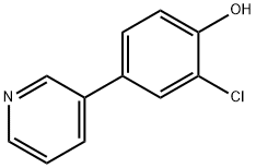 2-chloro-4-(pyridin-3-yl)phenol Structure