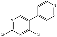 2,4-dichloro-5-(pyridin-4-yl)pyrimidine Structure