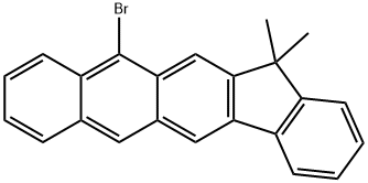 11-bromo-13,13-dimethyl-13H-indeno[1,2-b]anthracene Structure
