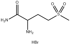 2-amino-4-methanesulfonylbutanamide hydrobromide Structure