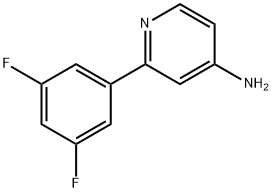 4-Amino-2-(3,5-difluorophenyl)pyridine 구조식 이미지