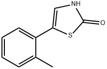 2-Hydroxy-5-(2-tolyl)thiazole 구조식 이미지