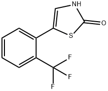 2-Hydroxy-5-(2-trifluoromethylphenyl)thiazole Structure
