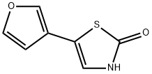2-Hydroxy-5-(3-furyl)thiazole Structure