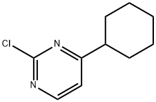 2-Chloro-4-(cyclohexyl)pyrimidine Structure