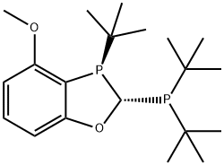 (2S,3R)-3-tert-butyl-2-(di-tert-butylphosphino)-4-methoxy-2,3-dihydrobenzo[d][1,3]oxaphosphole Structure