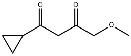 1-cyclopropyl-4-methoxybutane-1,3-dione Structure