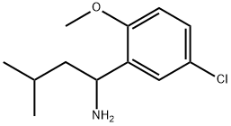 1-(5-chloro-2-methoxyphenyl)-3-methylbutan-1-amine Structure